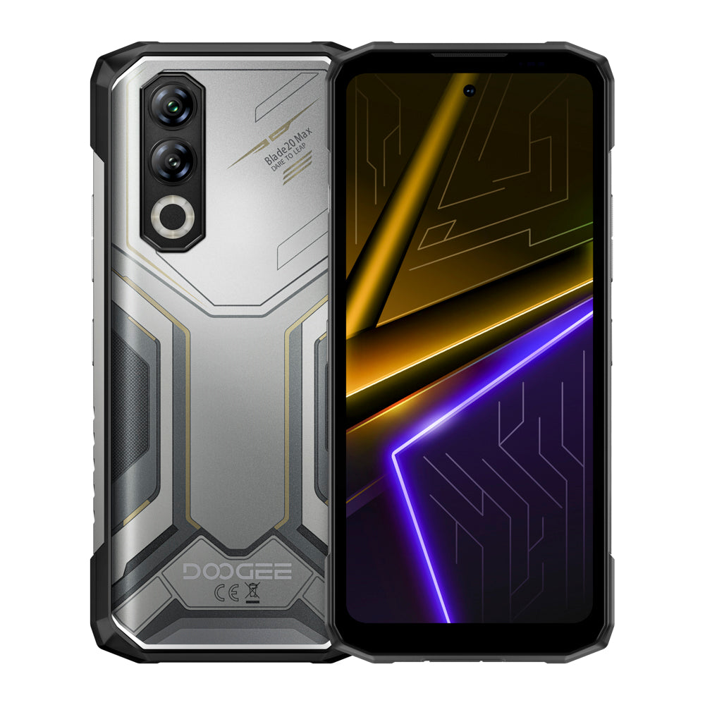 DOOGEE Blade20 Max Teléfono robusto 11800 mAh, 36 GB, 1 TB, cámara principal con IA de 64 MP, Android 15