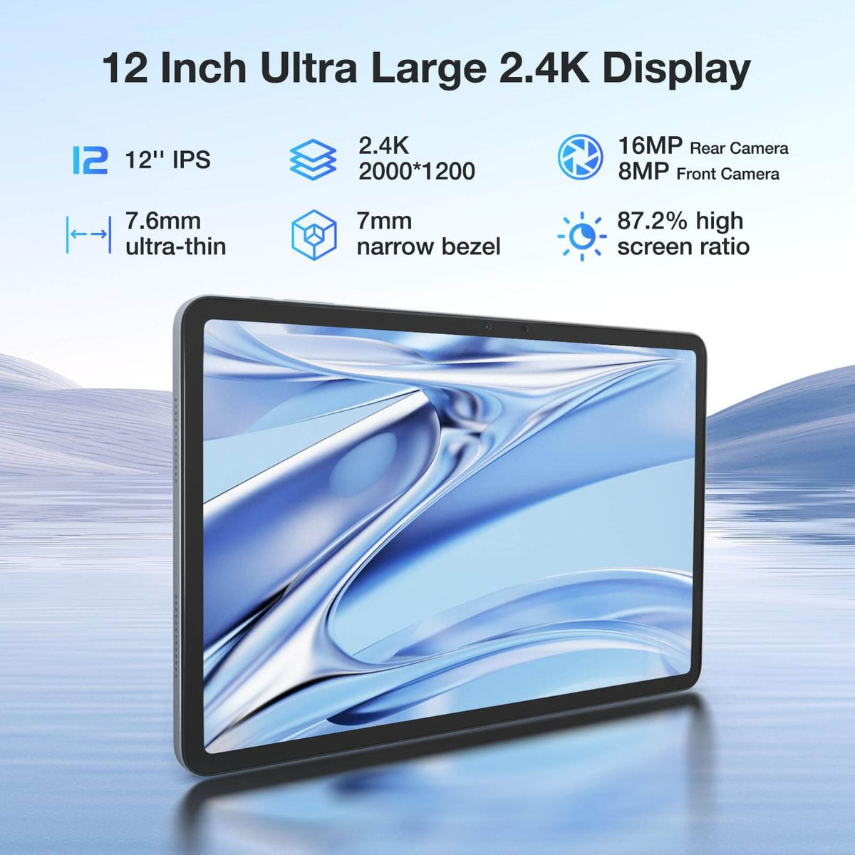DOOGEE T20 Ultra Tablet 32GB/256GB 12 Inch 2.4K Android 13 
